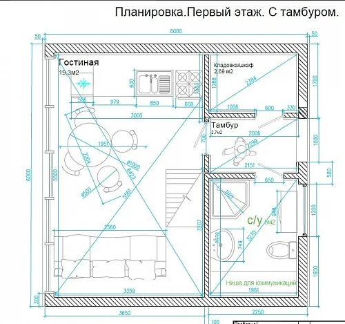 Афрейм 6*6